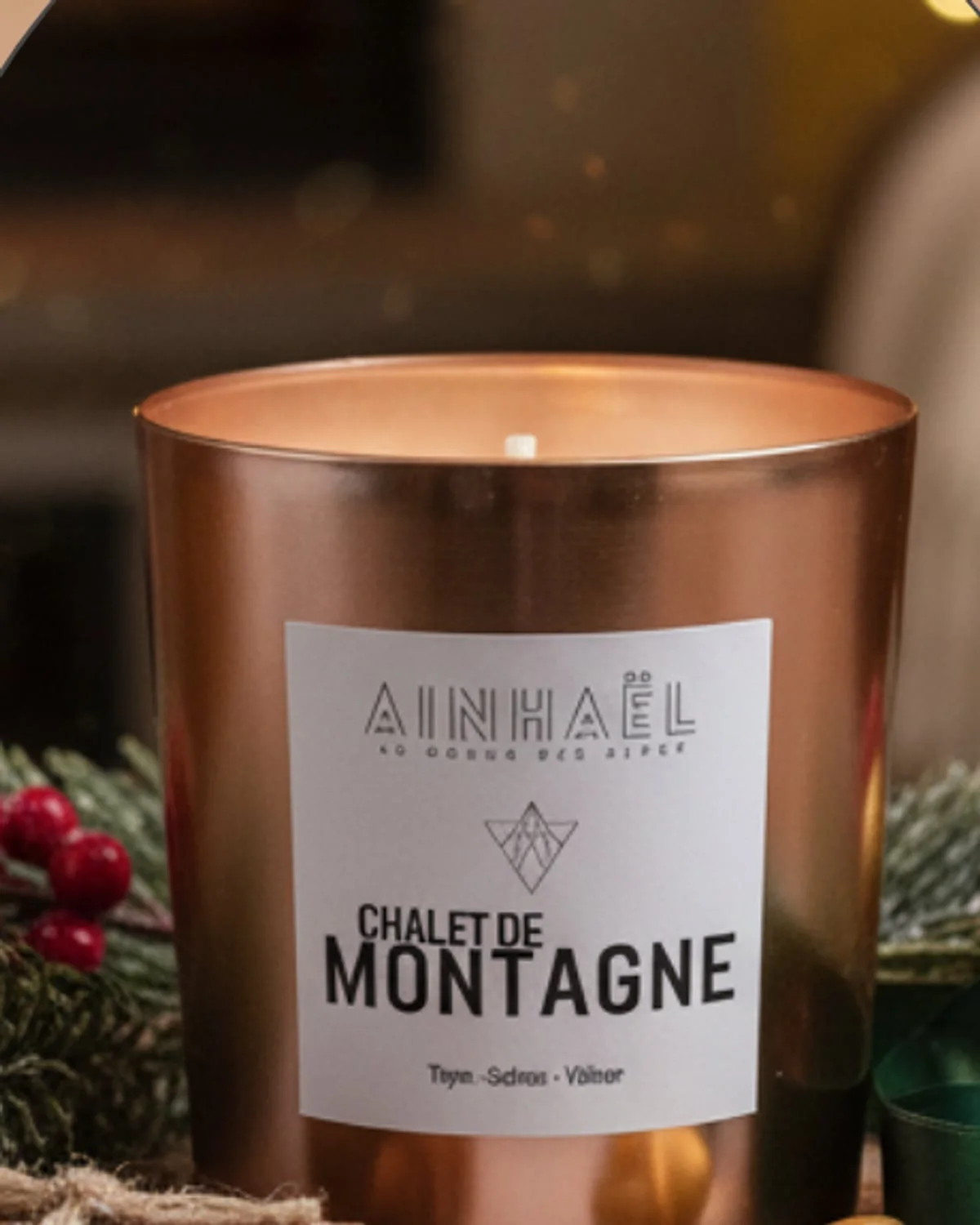 Esprit de Montagne — Un crépitement de bois sec, où le thym s'envole avec le safran et le vétiver.